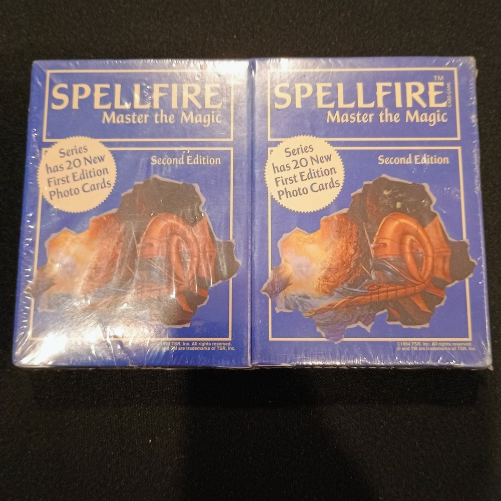 TSR Spellfire Master the Magic Second Edition 2-Deck Set 1994 Sealed AD&D TCG